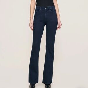 DL1961 Womens Dark Navy Flare Jeans